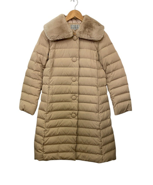 M-PREMIER COUTURE エムプルミエ クチュール レッキスファー ダウンコート サイズ38 中古 D4
