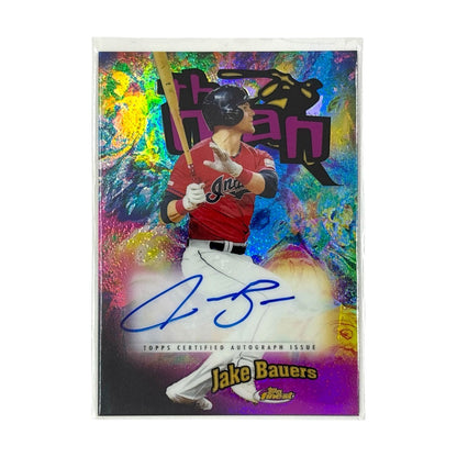 TOPPS MLBカード FINEST JAKE BAUERS CLEVELAND INDIANS 65/99 #FTMA-JB 中古 IT1