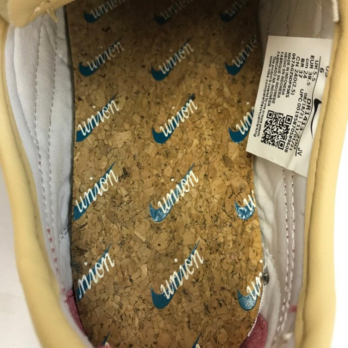 NIKE ナイキ CORTEZ SP UNION スニーカー レディース スウェード ローカット ユニオン コラボ セサミ/ピンク 24.0cm DR1413-200 中古 T1