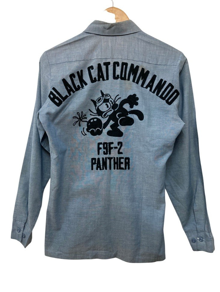 seafarer シーファーラー フィリックス ザ キャット 長袖シャツ サイズS メンズ 中古 D4