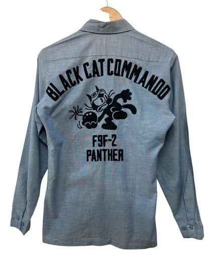 seafarer シーファーラー フィリックス ザ キャット 長袖シャツ サイズS メンズ 中古 D4
