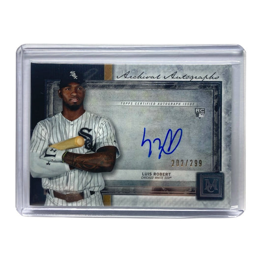 TOPPS MLBカード MUSEUM COLLECTION LUIS ROBERT WHITE SOX 202/299 #AA-LR 中古 IT2