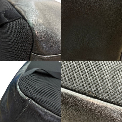 COACH コーチ レザー リュックサック F23214 バックパック ブランド メンズ 本革 ブラック ネイビー 通勤 中古 W４