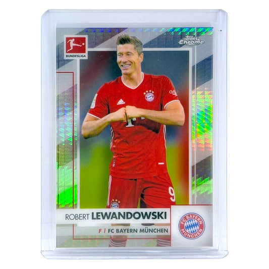 TOPPS サッカーカード CHROME ROBERT LEWANDOWSKI BAYERN MUNCHEN /199 #80 中古 IT1