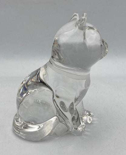 Meissen マイセンクリスタル キャット 置物 中古 D4