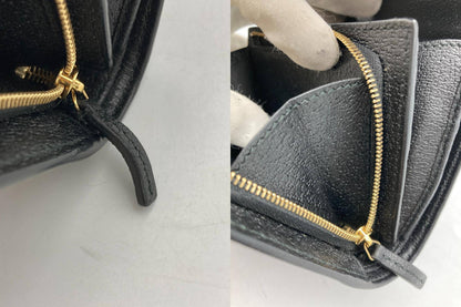 GUCCI グッチ オフィディア GG シェリーライン 二つ折り財布 598662 ブラック 中古 D4