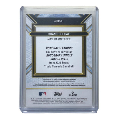 TOPPS MLBカード TRIPLE THREADS BRANDON LOWE RAYS 21/25 #ASJR-BL 中古 IT2