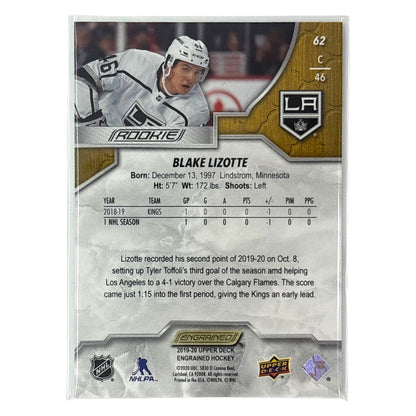 UPPER DECK NHLカード ENGRAINED BLAKE LIZOTTE KINGS /299 #62 中古 IT1