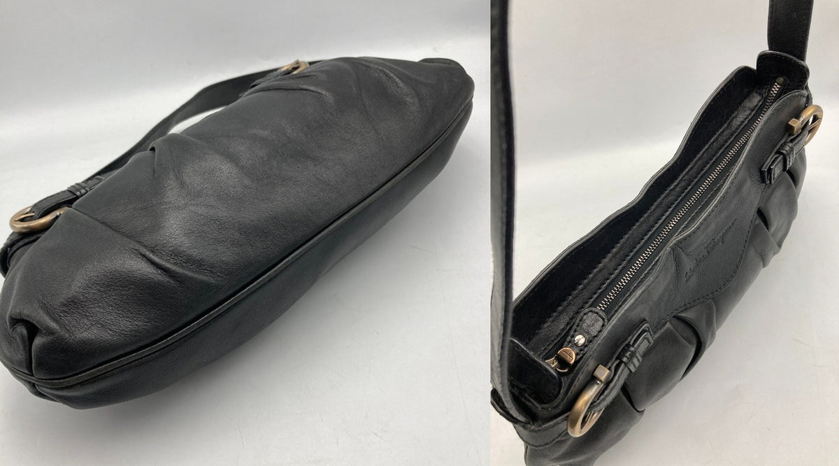 Salvatore Ferragamo サルヴァトーレフェラガモ ガンチーニ ワンショルダーバッグ 中古 D4