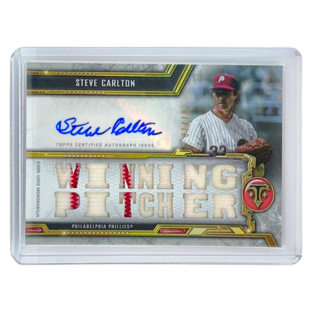 TOPPS MLBカード TRIPLE THREADS STEVE CARLTON PHILADELPHIA PHILLIES /18 #TTAR-SCA1 中古 IT1