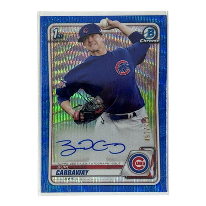 TOPPS MLBカード BOWMAN CHROME 1ST BURL CARRAWAY CHICAGO CUBS /150 #CDA-BC 中古 IT1