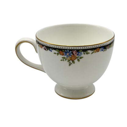 Wedgwood ウェッジウッド オズボーン カップ＆ソーサー ペア 洋食器 ブランド 花柄 おしゃれ 紅茶 ティー 2客 中古 W1