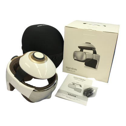 モンデール ヘッドスパ 頭皮マッサージャー ホワイト コードレス 充電式 15分オートプログラム 血行促進 HS1 中古 T1