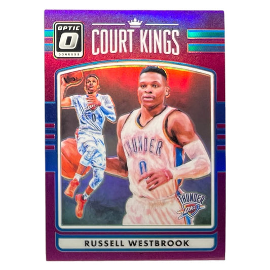 PANINI NBAカード DONRUSS OPTIC PRIZM RUSSELL WESTBROOK THUNDER #19 中古 IT2