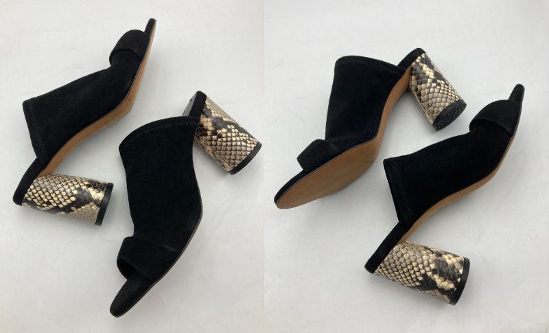 quartierglam カルチェグラム ミュール ブラック レディース サイズ38 中古 D4