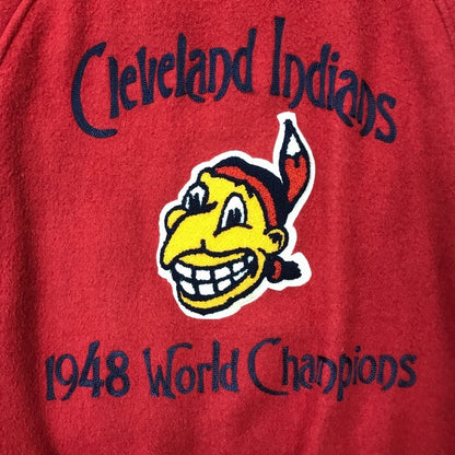 インディアンス INDIANS スタジャン L MLB 野球 アウター ジャケット メンズ 秋 冬 中古 W1
