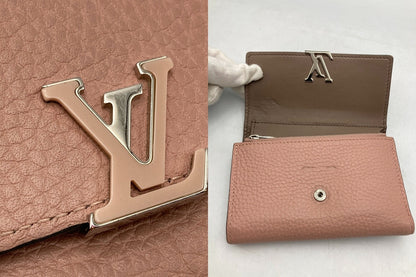 LOUIS VUITTON ルイヴィトン ポルトフォイユカプシーヌ 3つ折り財布  M62156 中古 D4