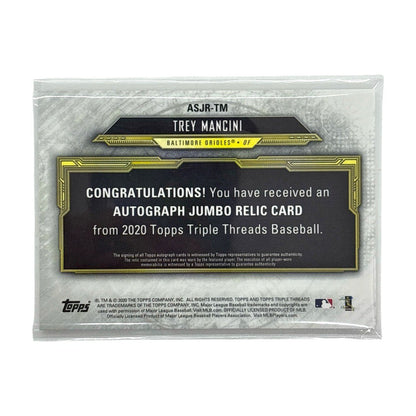 TOPPS MLBカード TRIPLE THREADS TREY MANCINI BALTIMORE ORIOLES 03/25 #ASJR-TM 中古 IT1