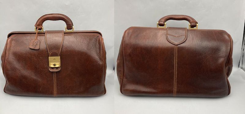 THE BRIDGE ザ ブリッジ レザー ドクターズバッグ ダレスバッグ 中古 D4