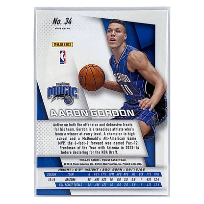 PANINI NBAカード PRIZM AARON GORDON MAGIC #34 中古 IT1