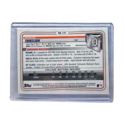TOPPS MLBカード BOWMAN CHROME 1ST SPENCER TORKELSON DETROIT TIGERS #BD-121 中古 IT2