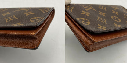LOUIS VUITTON ルイヴィトン モノグラム ポルトカルトクレディ 円 長財布 札入れ M60825 中古 D4