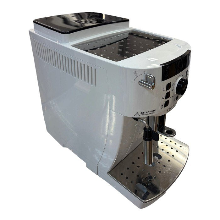 デロンギ DeLonghi 全自動コーヒーメーカー マグニフィカS ホワイト ECAM22112W キッチン家電 コーヒー 家電 中古 W1