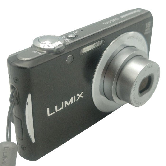 Panasonic パナソニック LUMIX 光学ズーム4倍 1610万画素 デジタルカメラ DMC-FH5-K 中古 H4
