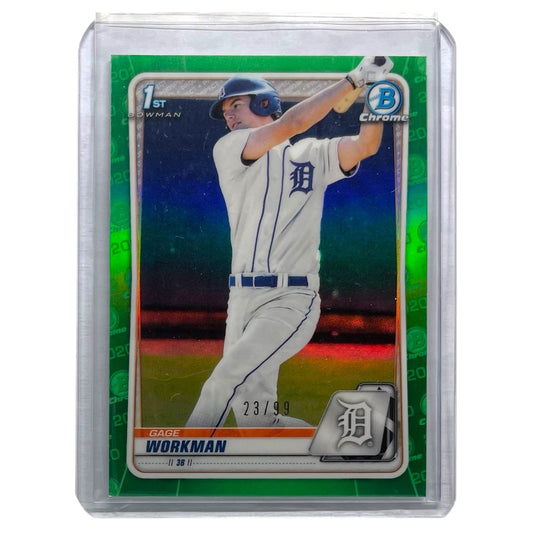 TOPPS MLBカード BOWMAN CHROME 1ST GAGE WORKMAN DETROIT TIGERS /99 #BD-33 中古 IT2