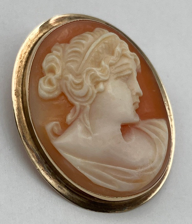 Donadio ドナディオ カメオ ブローチ/ペンダントトップ 中古 D4