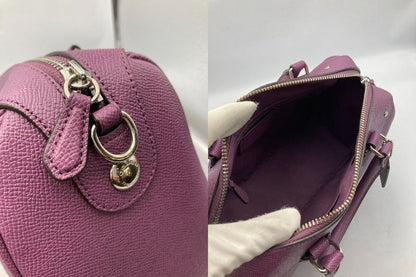 COACH コーチ ミニベネットサッチェル 2way ショルダー ボストンバッグ F57521 中古 D4