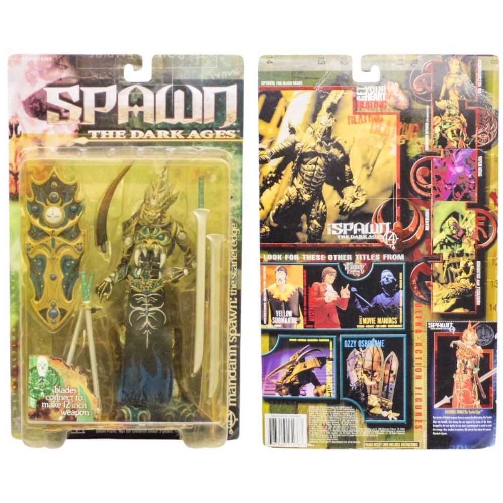 SPAWN SERIES 14 THE DARK AGES mandarin spawn the scanlet edge Repainter Version McFARLANE TOYS 中古 a1