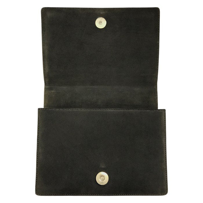 Salvatore Ferragamo フェラガモ ハンドバッグ レディース スウェード 2way ショルダーバッグ ミニサイズ ダークブラウン/グレー DY-219767 中古 T1