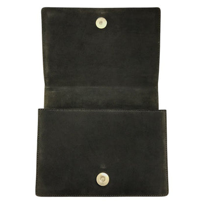 Salvatore Ferragamo フェラガモ ハンドバッグ レディース スウェード 2way ショルダーバッグ ミニサイズ ダークブラウン/グレー DY-219767 中古 T1