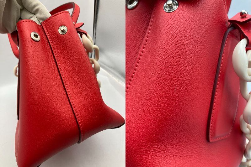 LONGCHAMP ロンシャン ロゾ トップハンドル 2WAY ショルダーバッグ 中古 D4