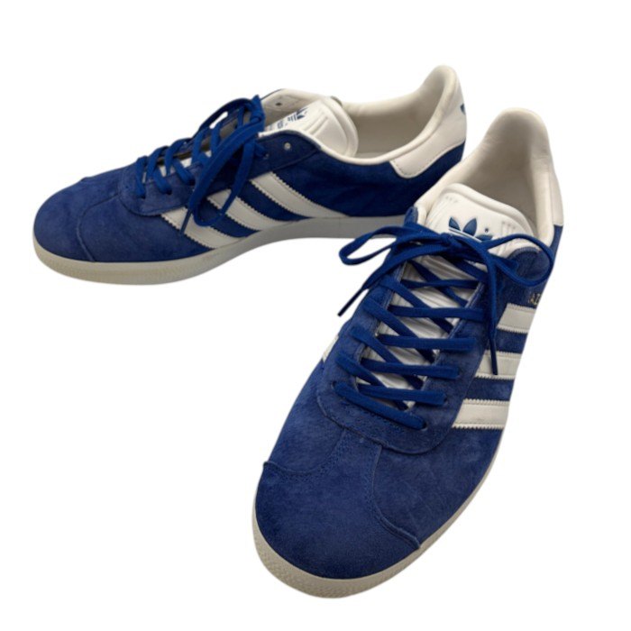 adidas アディダス ガゼル GAZELLE S76227 スニーカー 27.5cm 靴 シューズ メンズ ブルー 中古 W４