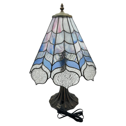 ステンドグラス ランプ ライト おしゃれ インテリア アンティーク調 中古 W４