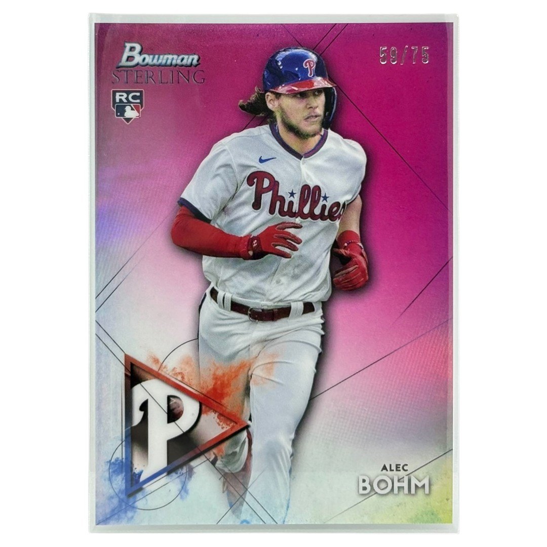 TOPPS MLBカード BOWMAN STERLING ALEC BOHM PHILADELPHIA PHILLIES /75 #BSR-58 中古 IT1