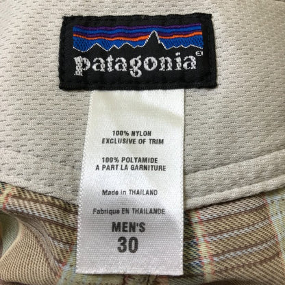 Patagonia パタゴニア 水陸両用 パンツ ボトムス ハーフパンツ メンズ チェック 中古 KW1
