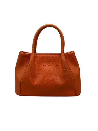 miu miu ミュウミュウ レザーハンドバッグ レディース 中古 D4