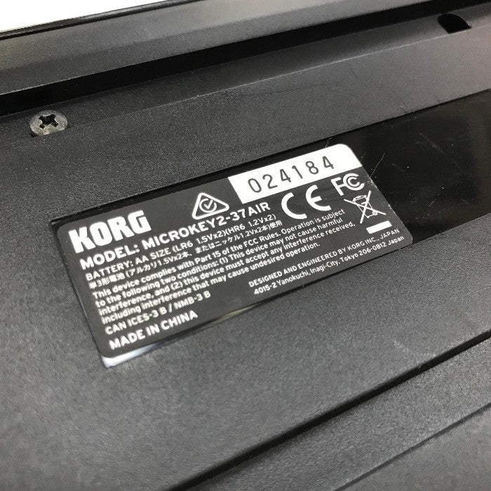 コルグ KORG BLUETOOTH MIDI KEYBOARD 37鍵 MICROKEY2-37AIR 中古 Y1