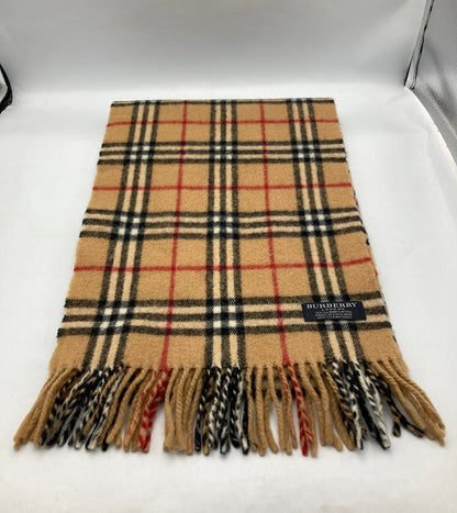 BURBERRY LONDON バーバリーロンドン 英国製 ノバチェック マフラー ウール100％ 中古 4