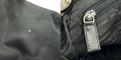 PRADA プラダ リュックサック ナイロン ブラック ブランド レディース おしゃれ バックパック バッグ 鞄 中古 W４