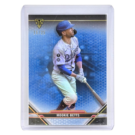 TOPPS MLBカード TRIPLE THREADS MOOKIE BETTS LOS ANGELES DODGERS /25 #23 中古 IT1