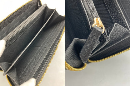 RODANIA ロダニア ダイヤモンドパイソン ラウンドファスナー 長財布 RDOP276BK 中古 D4