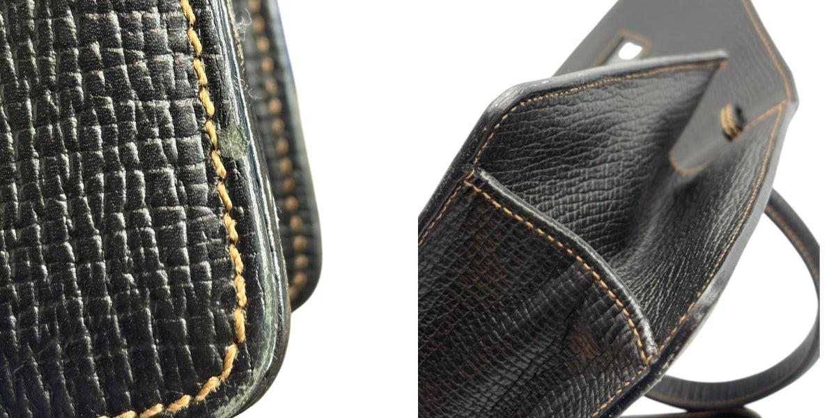 LOEWE ロエベ バルセロナ ハンドバッグ レディース レザー 2way ブラック 鞄 ブランド 本革 小さめ 中古 W４