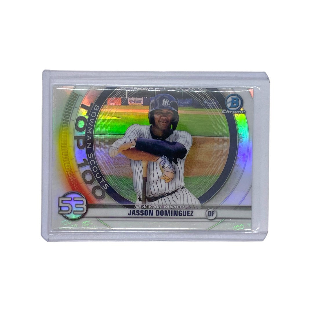 TOPPS MLBカード BOWMAN CHROME TOP 100 JASSON DOMINGUEZ #BTP-53 中古 IT1