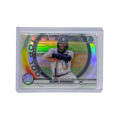 TOPPS MLBカード BOWMAN CHROME TOP 100 JASSON DOMINGUEZ #BTP-53 中古 IT1