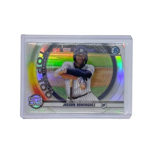 TOPPS MLBカード BOWMAN CHROME TOP 100 JASSON DOMINGUEZ #BTP-53 中古 IT1
