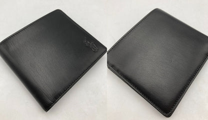 POLO RALPH LAUREN ポロ ラルフローレン 2つ折りコンパクト財布 レザー 中古 D4